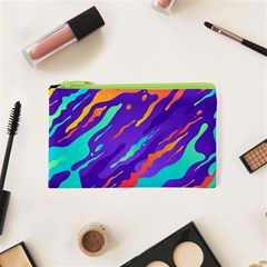 Multicolored Abstract Background Cosmetic Bag (xs) by Vaneshart