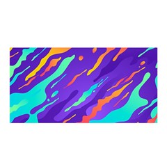 Multicolored Abstract Background Satin Wrap by Vaneshart