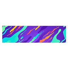 Multicolored Abstract Background Satin Scarf (oblong) by Vaneshart