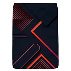 Gradient Geometric Shapes Dark Background Design Removable Flap Cover (s) by Vaneshart