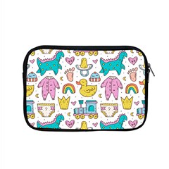 Baby Care Stuff Clothes Toys Cartoon Seamless Pattern Apple Macbook Pro 15  Zipper Case by Vaneshart