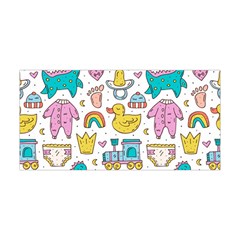 Baby Care Stuff Clothes Toys Cartoon Seamless Pattern Yoga Headband by Vaneshart