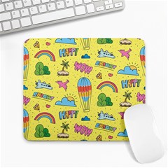 Travel Pattern Large Mousepads by Vaneshart