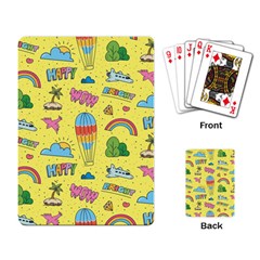 Travel Pattern Playing Cards Single Design (rectangle) by Vaneshart