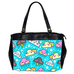 Cloud Seamless Pattern Oversize Office Handbag (2 Sides)