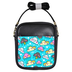 Cloud Seamless Pattern Girls Sling Bag