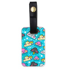 Cloud Seamless Pattern Luggage Tag (one side)