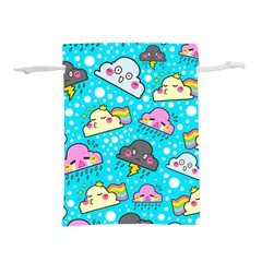 Cloud Seamless Pattern Lightweight Drawstring Pouch (S)