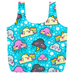 Cloud Seamless Pattern Full Print Recycle Bag (xxl) by Vaneshart