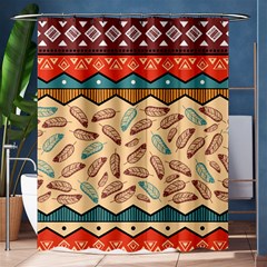 Ethnic Tribal Pattern Background Shower Curtain 60  X 72  (medium)  by Vaneshart