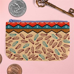 Ethnic Tribal Pattern Background Large Coin Purse by Vaneshart