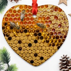 Top View Honeycomb Ornament (heart) by Vaneshart