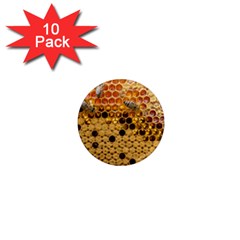 Top View Honeycomb 1  Mini Magnet (10 Pack)  by Vaneshart