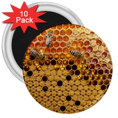 Top View Honeycomb 3  Magnets (10 Pack)  by Vaneshart