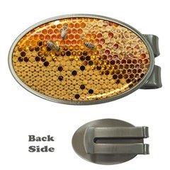 Top View Honeycomb Money Clips (oval)  by Vaneshart