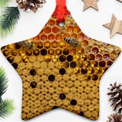 Top View Honeycomb Star Ornament (two Sides) by Vaneshart