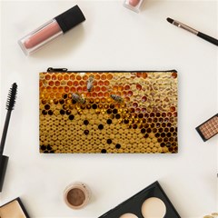 Top View Honeycomb Cosmetic Bag (small) by Vaneshart