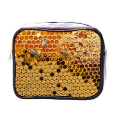 Top View Honeycomb Mini Toiletries Bag (one Side) by Vaneshart