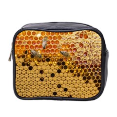 Top View Honeycomb Mini Toiletries Bag (two Sides) by Vaneshart