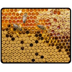 Top View Honeycomb Fleece Blanket (medium)  by Vaneshart