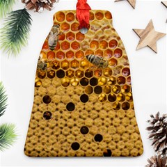 Top View Honeycomb Bell Ornament (two Sides) by Vaneshart