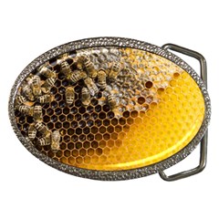 Honeycomb With Bees Belt Buckles by Vaneshart