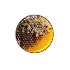 Honeycomb With Bees Hat Clip Ball Marker (4 Pack) by Vaneshart