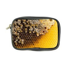 Honeycomb With Bees Coin Purse by Vaneshart