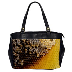 Honeycomb With Bees Oversize Office Handbag by Vaneshart