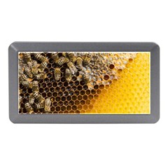 Honeycomb With Bees Memory Card Reader (mini) by Vaneshart