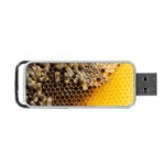 Honeycomb With Bees Portable USB Flash (One Side) Front