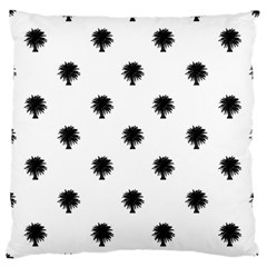 Black And White Tropical Print Pattern Standard Flano Cushion Case (two Sides) by dflcprintsclothing