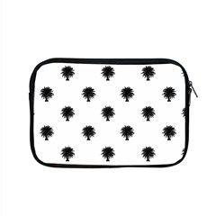 Black And White Tropical Print Pattern Apple Macbook Pro 15  Zipper Case