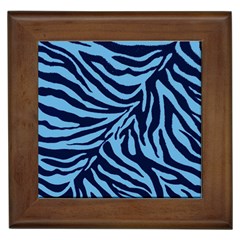 Zebra 3 Framed Tile by dressshop