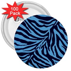 Zebra 3 3  Buttons (100 Pack)  by dressshop