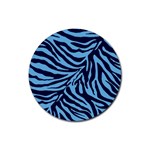 Zebra 3 Rubber Coaster (Round)  Front