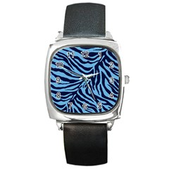 Zebra 3 Square Metal Watch by dressshop