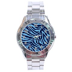 Zebra 3 Stainless Steel Analogue Watch by dressshop