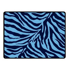 Zebra 3 Double Sided Fleece Blanket (small)  by dressshop