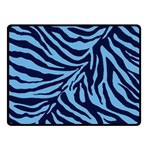 Zebra 3 Double Sided Fleece Blanket (Small)  45 x34  Blanket Front