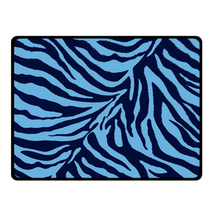 Zebra 3 Double Sided Fleece Blanket (Small) 