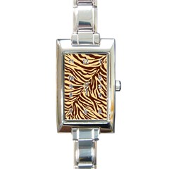 Zebra 2 Rectangle Italian Charm Watch by dressshop