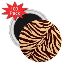 Zebra 2 2 25  Magnets (100 Pack)  by dressshop