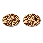 Zebra 2 Cufflinks (Oval) Front(Pair)