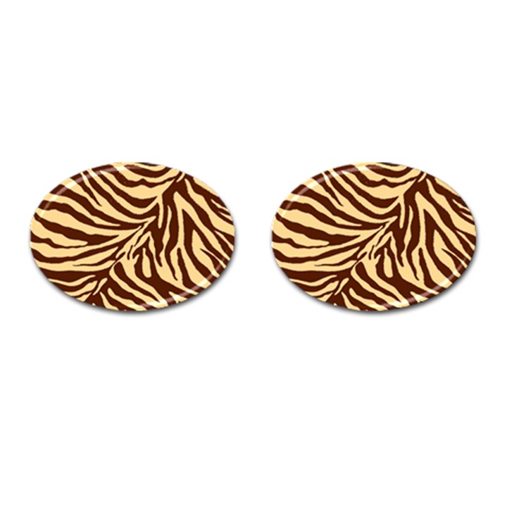 Zebra 2 Cufflinks (Oval)