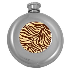 Zebra 2 Round Hip Flask (5 Oz) by dressshop