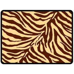 Zebra 2 Fleece Blanket (large)  by dressshop