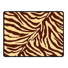 Zebra 2 Double Sided Fleece Blanket (small)  by dressshop