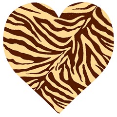 Zebra 2 Wooden Puzzle Heart by dressshop