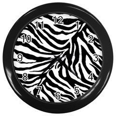 Zebra 1 Wall Clock (black)